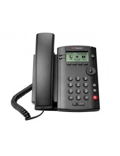 VVX 101 1-line Desktop Phone with single 10/100 Ethernet port. PoE only. Ships without power supply. 2