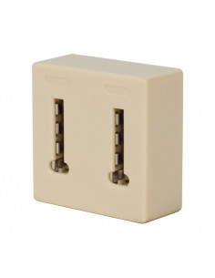 Doubleur de prise PTT 2 lignes / 2 postes 911831 2