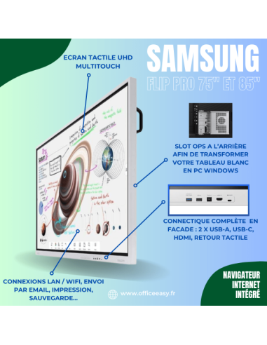 Samsung - Flip Pro 4 85"